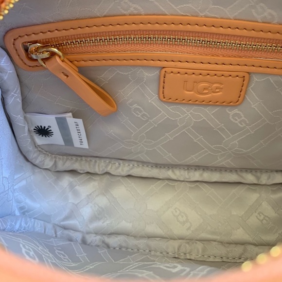 UGG Janey Crossbody Wisp Fuzzy Faux Fur Bag - Picture 7 of 8